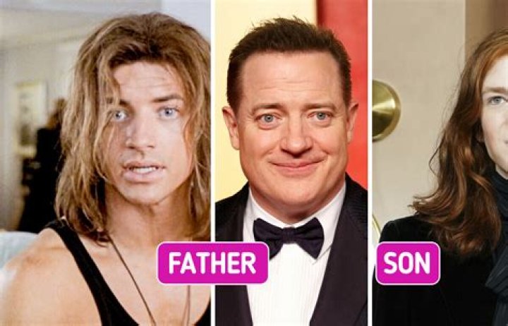 Brendan Fraser’s sons roast him for his dad jokes