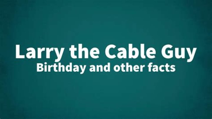 
Larry the Cable Guy Height, Weight, Net Worth, Age, Birthday, Wikipedia, Who, Nationality, Biography 