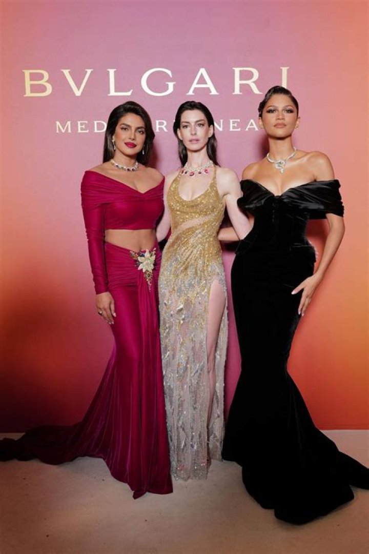 Who got the best jewelry at the Venice Bulgari event: Zendaya, Anne or Priyanka?